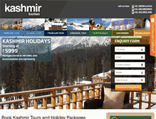 Tablet Screenshot of ekashmirtourism.com